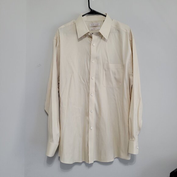 Roundtree & yorke gold label shirt mens‎ XL Non-iron Perfect Performance - Picture 1 of 8
